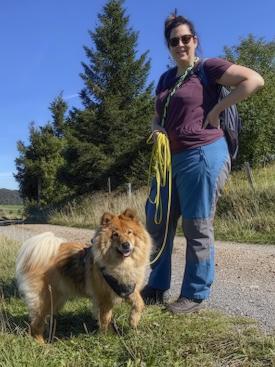 Corina Schmid mit Maiky
